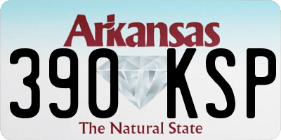 AR license plate 390KSP