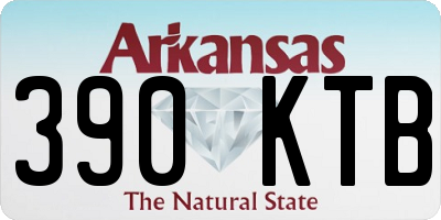 AR license plate 390KTB