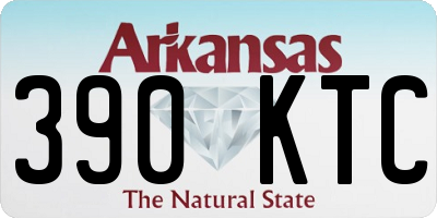 AR license plate 390KTC