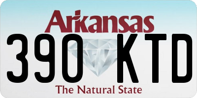 AR license plate 390KTD