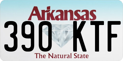 AR license plate 390KTF