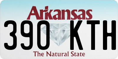 AR license plate 390KTH