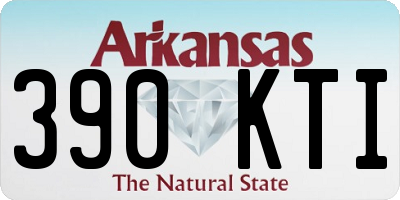 AR license plate 390KTI