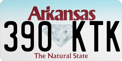 AR license plate 390KTK