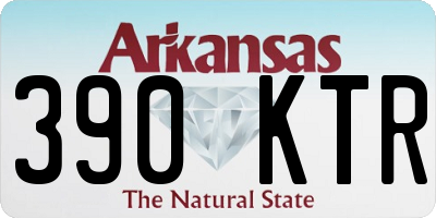AR license plate 390KTR