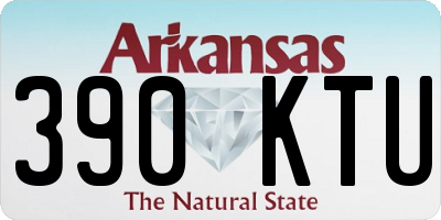 AR license plate 390KTU