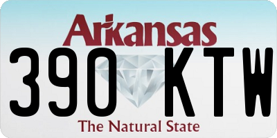 AR license plate 390KTW