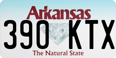AR license plate 390KTX