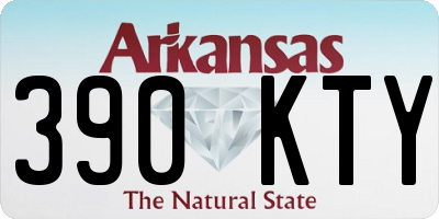 AR license plate 390KTY