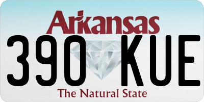AR license plate 390KUE