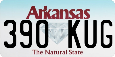 AR license plate 390KUG