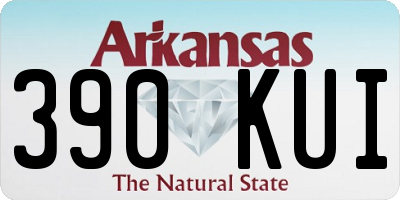 AR license plate 390KUI