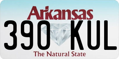 AR license plate 390KUL
