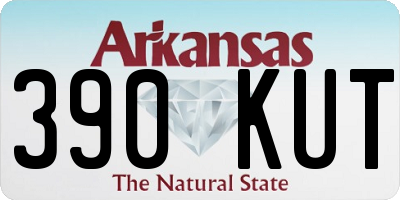 AR license plate 390KUT