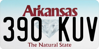 AR license plate 390KUV
