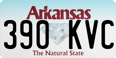AR license plate 390KVC