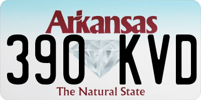 AR license plate 390KVD