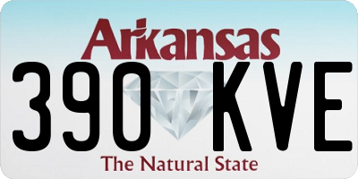 AR license plate 390KVE