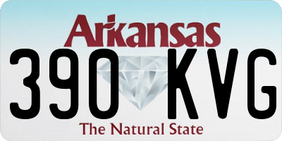 AR license plate 390KVG