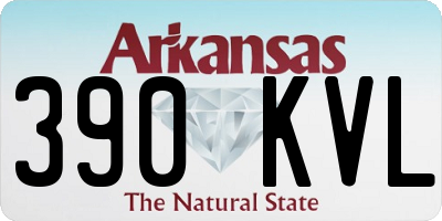 AR license plate 390KVL