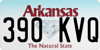 AR license plate 390KVQ