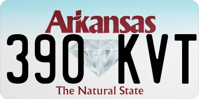 AR license plate 390KVT