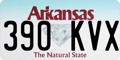 AR license plate 390KVX