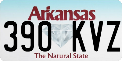 AR license plate 390KVZ