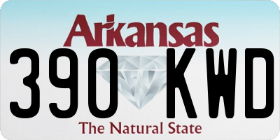 AR license plate 390KWD