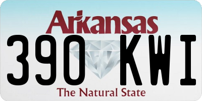 AR license plate 390KWI