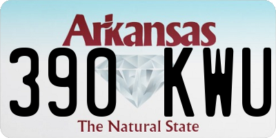 AR license plate 390KWU