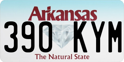 AR license plate 390KYM