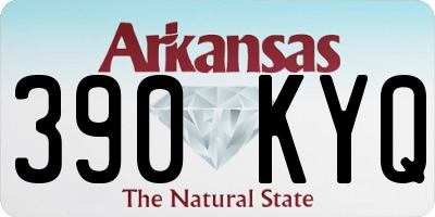 AR license plate 390KYQ