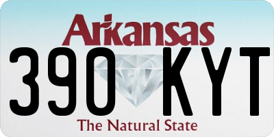 AR license plate 390KYT