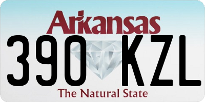AR license plate 390KZL