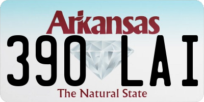 AR license plate 390LAI