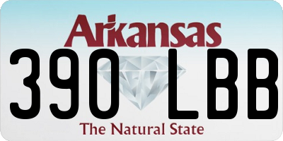 AR license plate 390LBB