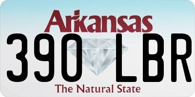 AR license plate 390LBR
