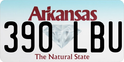 AR license plate 390LBU