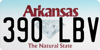 AR license plate 390LBV