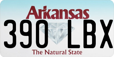 AR license plate 390LBX