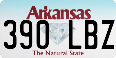 AR license plate 390LBZ