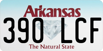 AR license plate 390LCF