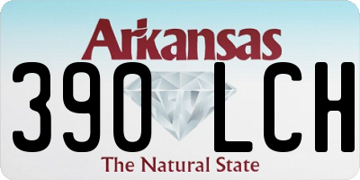 AR license plate 390LCH