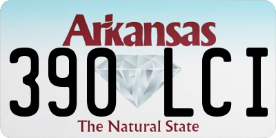 AR license plate 390LCI