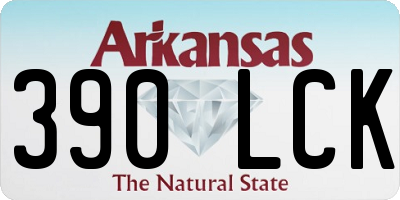 AR license plate 390LCK