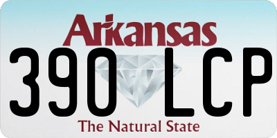 AR license plate 390LCP
