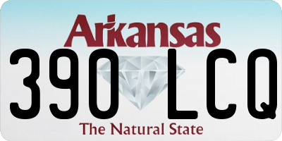 AR license plate 390LCQ