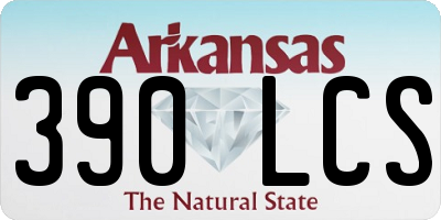 AR license plate 390LCS