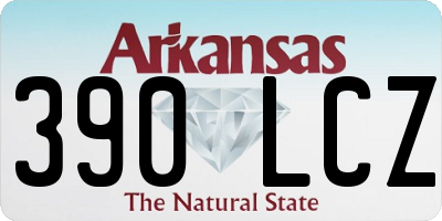 AR license plate 390LCZ
